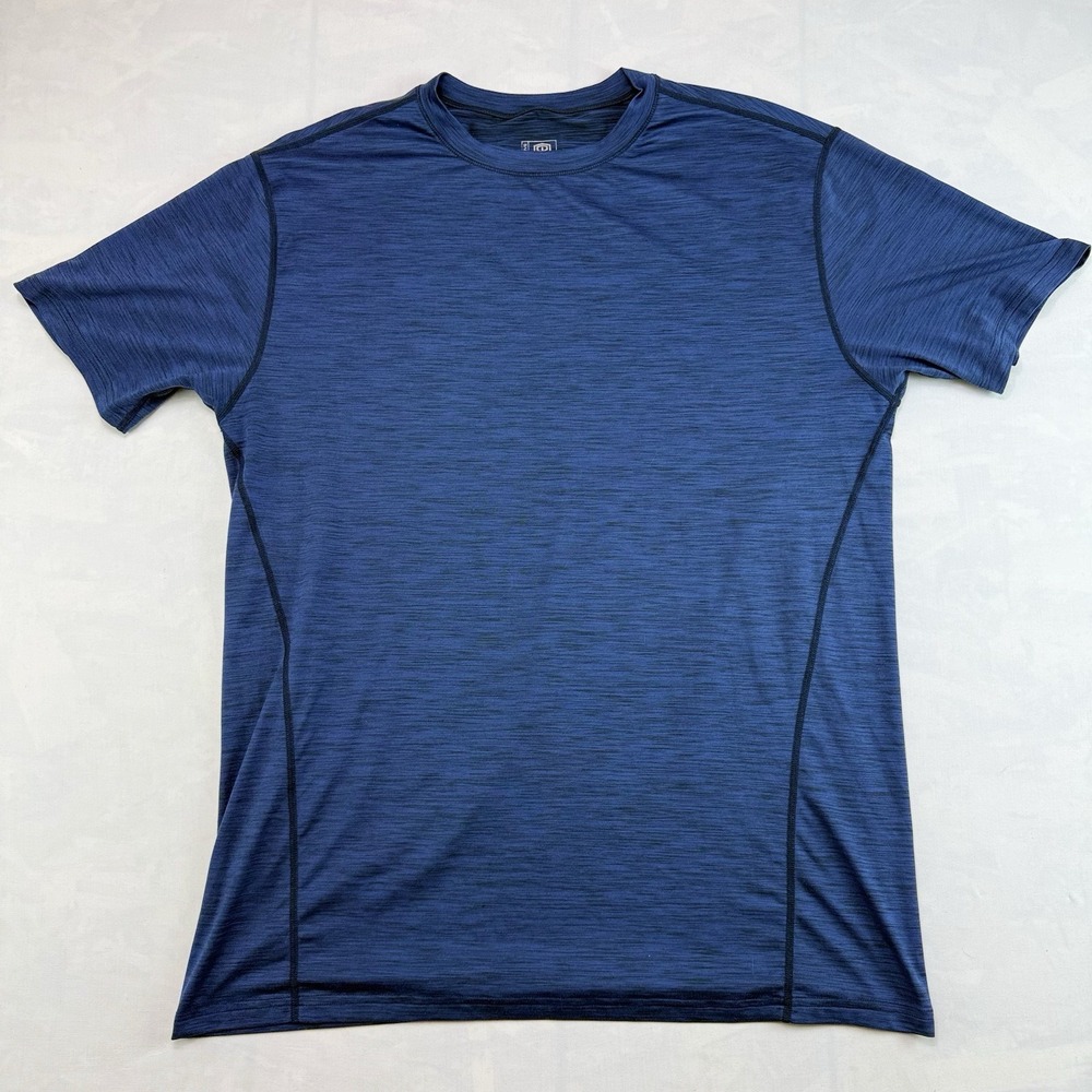 Born Primitive Athletic Shirt Men Large Blue Performance Workout Tee